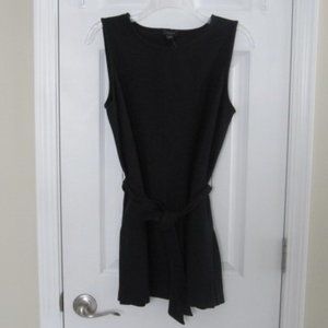NWT Black belted, sleeveless tunic